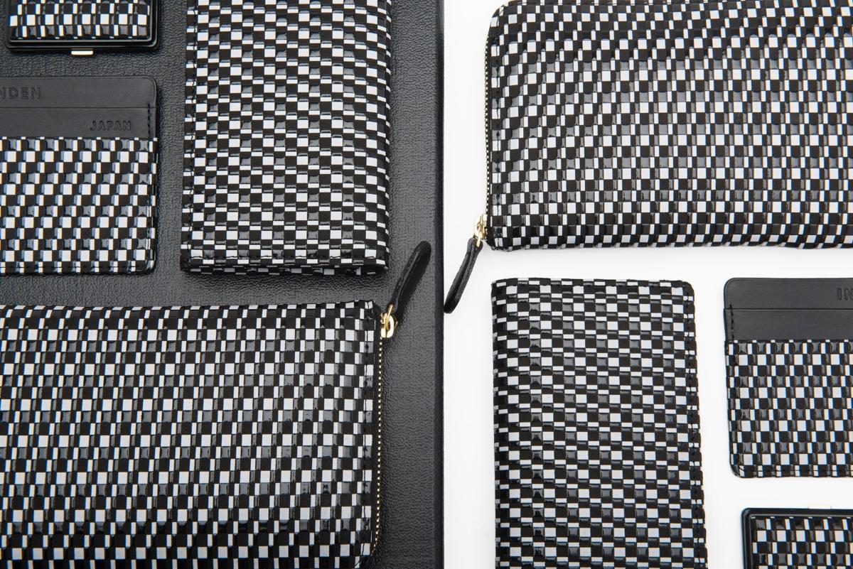 INDEN Long Wallet „Rippleal“ – BK x WH