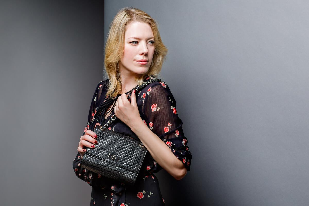 INDEN W Chain Shoulder „Diamond Frame“ – BK x BK