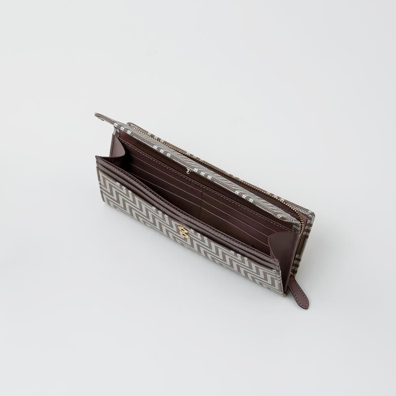 INDEN Long Wallet „New Grecian“ – BR x WH
