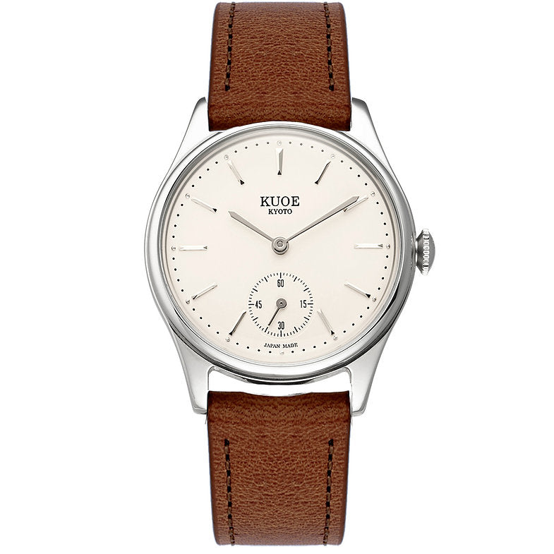 KUOE Old Smith 90-001, quartz watch, with Italian leather strap "Brown"