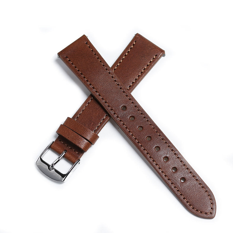 KUOE Old Smith 90-001, quartz watch, with Italian leather strap "Brown"