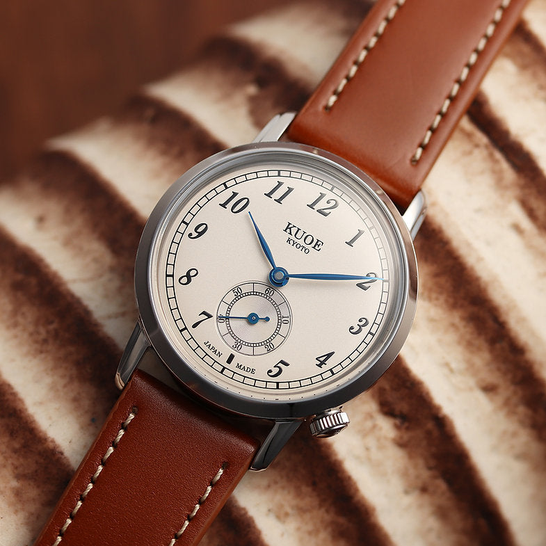 KUOE Original leather strap, 18mm, color "Whisky" made of Italian Cordovan leather