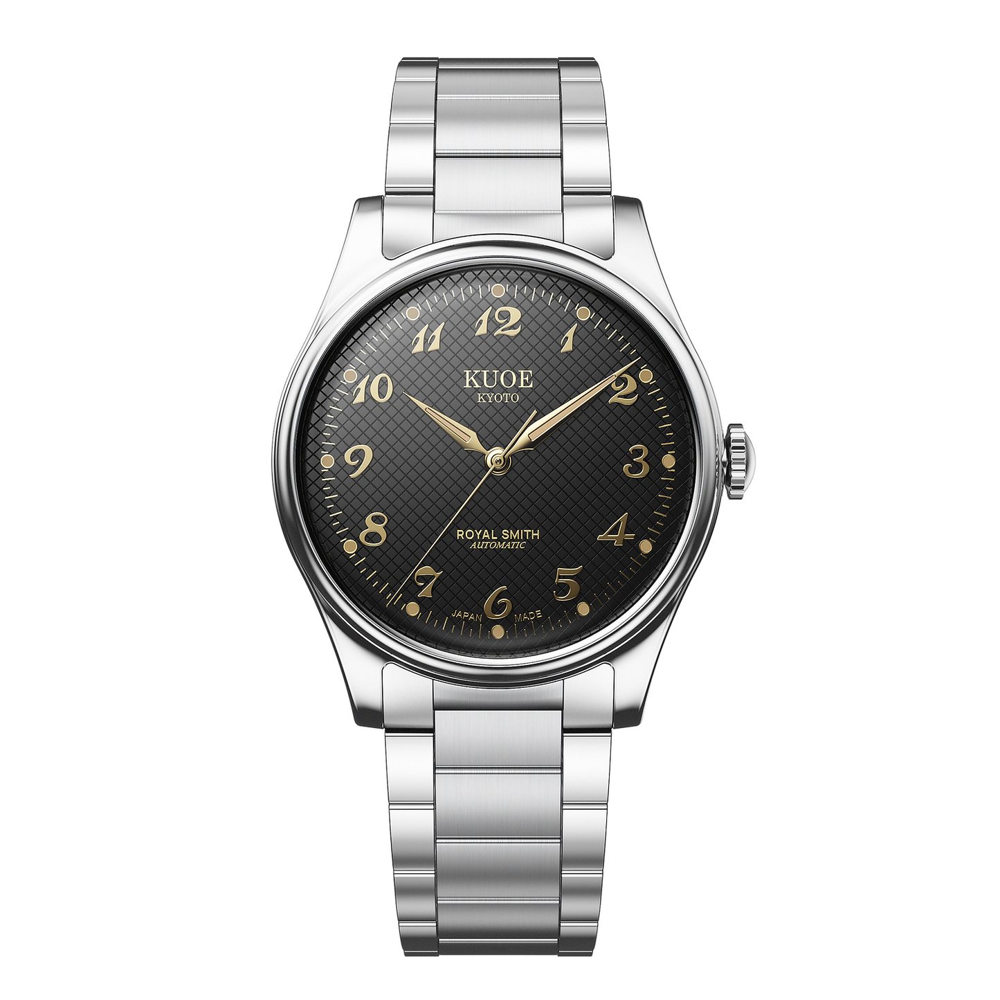 KUOE ROYAL SMITH 90-006 Breguet Numerals - 35 mm - Black Dial