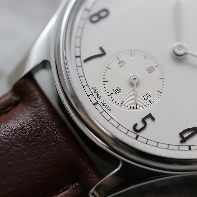 KUOE Old Smith 90-001, quartz watch, with Italian leather strap "Brown"