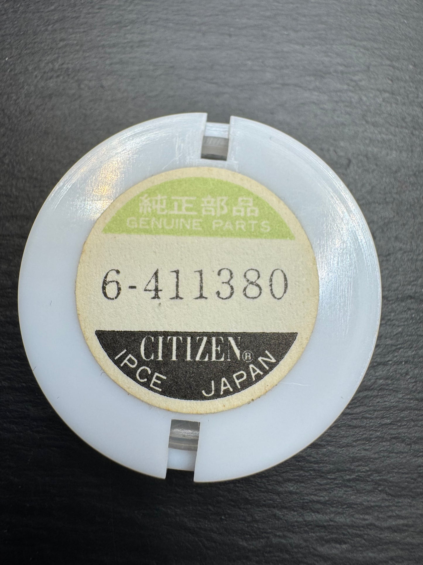 Citizen Original Dial 4A30-411380 "VEGA / Junction" (round, cream/railroad) – NOS