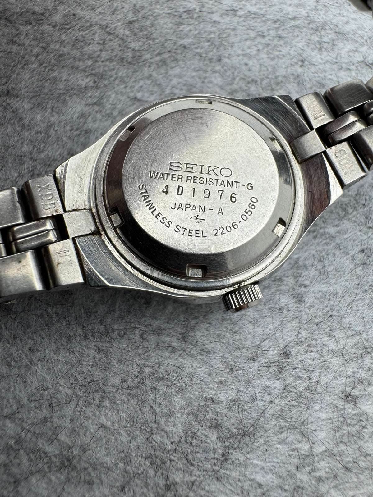 Seiko Automatic 2206-0580 Ladies Watch – Hi-Beat – October 1974 – Salmon Sunburst Dial