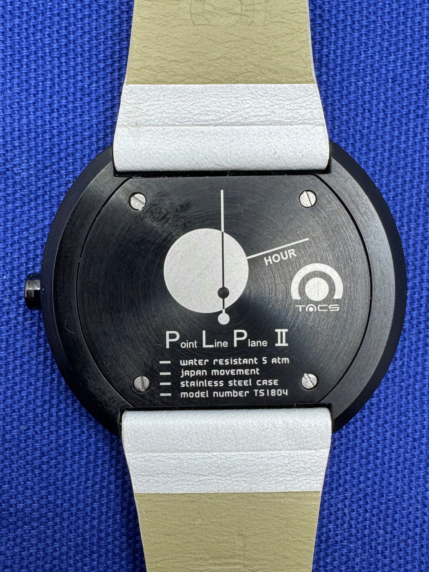 TACS Point Line Plane II TS1804 – Minimalistische japanische Designuhr – Bauhaus-inspiriert – 42 mm