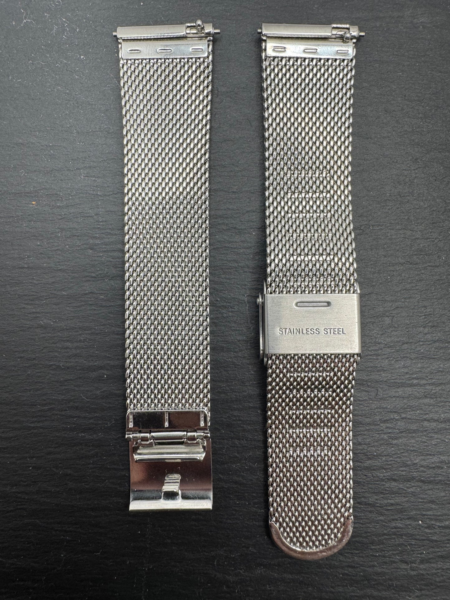 Knot Milanaise Edelstahlarmband silber – 18 mm Schnellwechselsystem