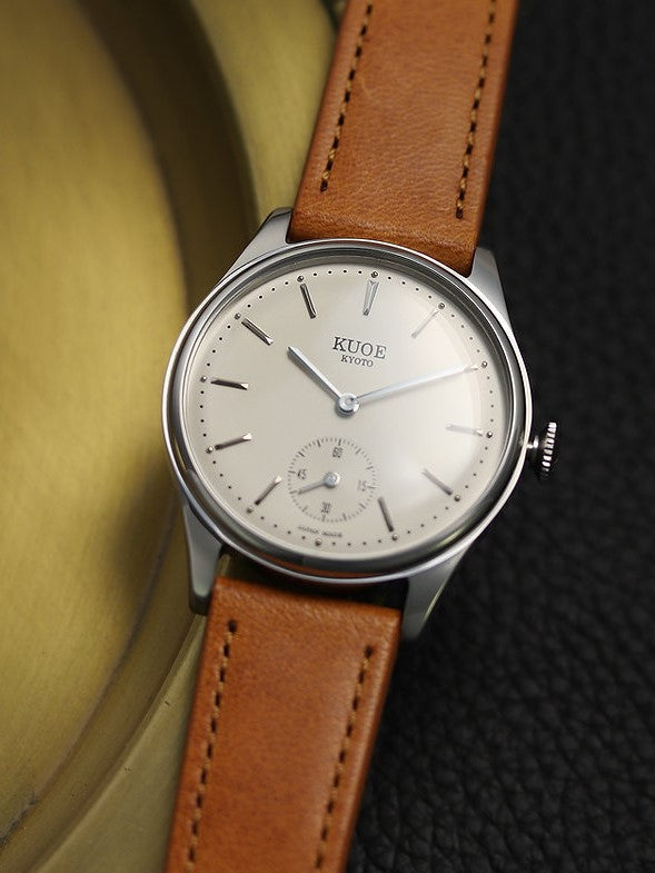 KUOE Old Smith 90-001, quartz watch, with Italian leather strap "Tan"
