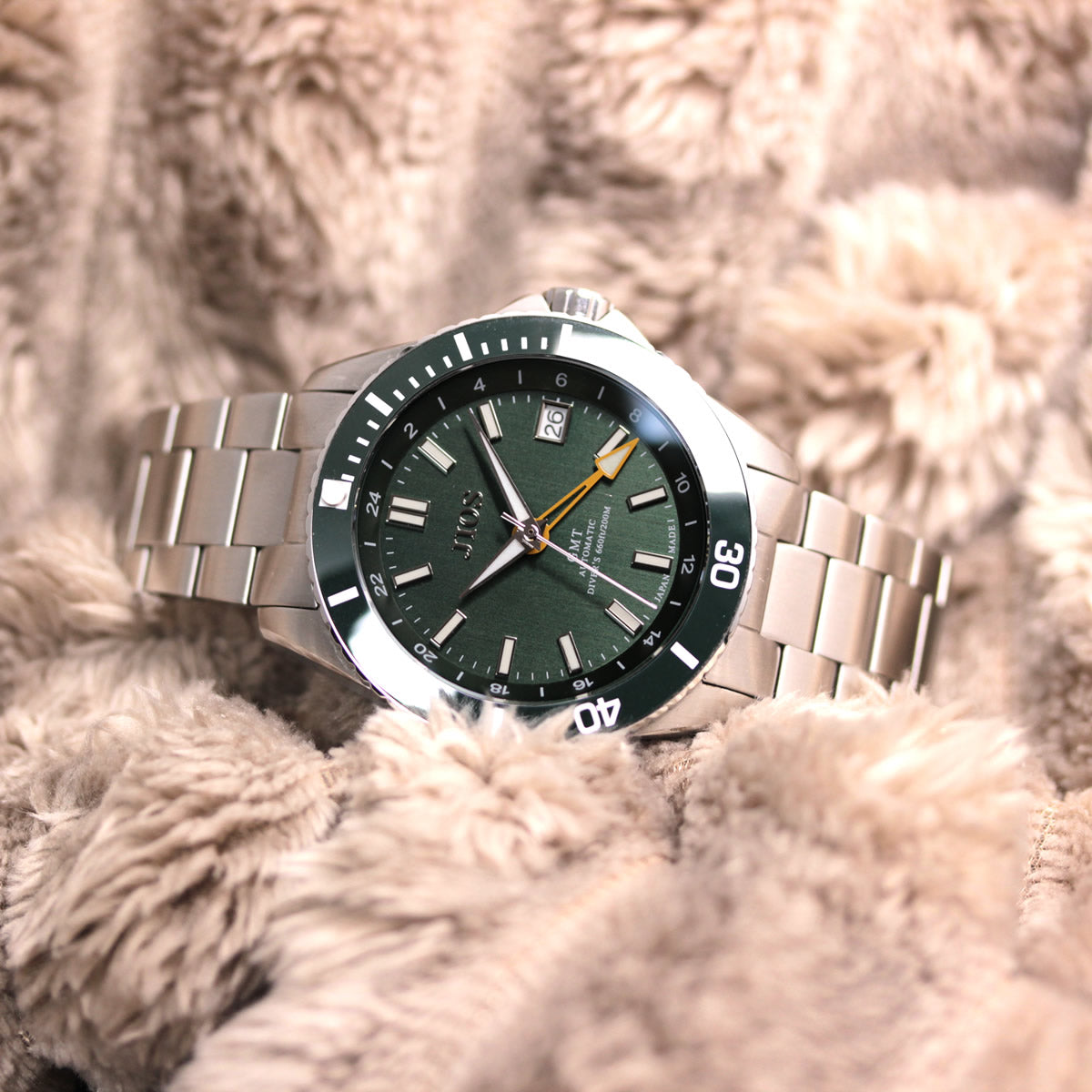 JIOS GMT Diver's 104 Green