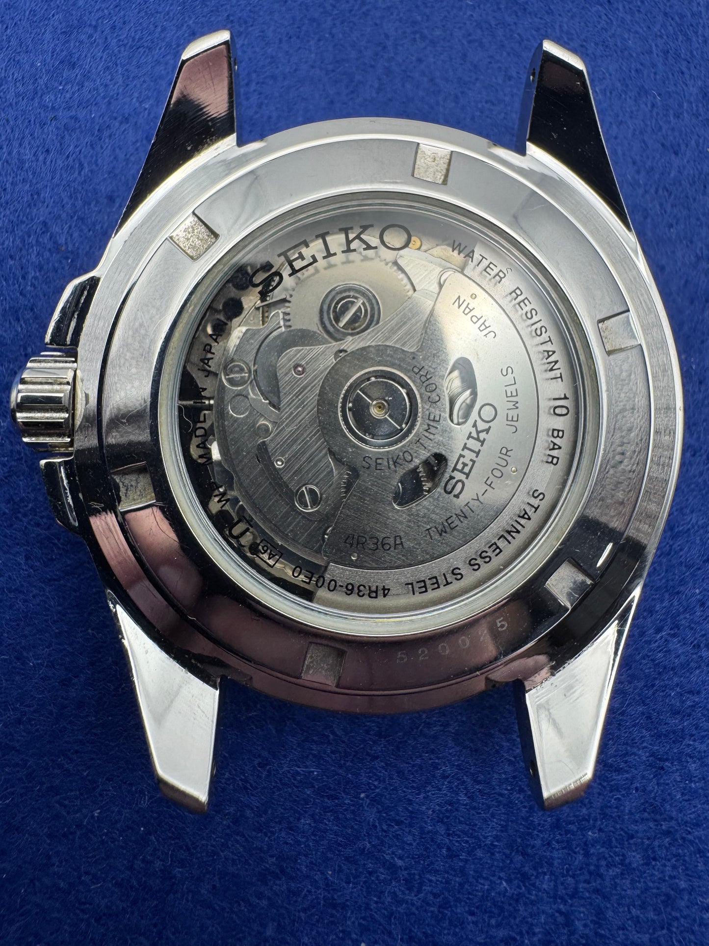 Seiko 5 Sports 4R36-00E0 – JDM Automatik mit Day-Date und Originalarmband (Japan, Februar 2015)