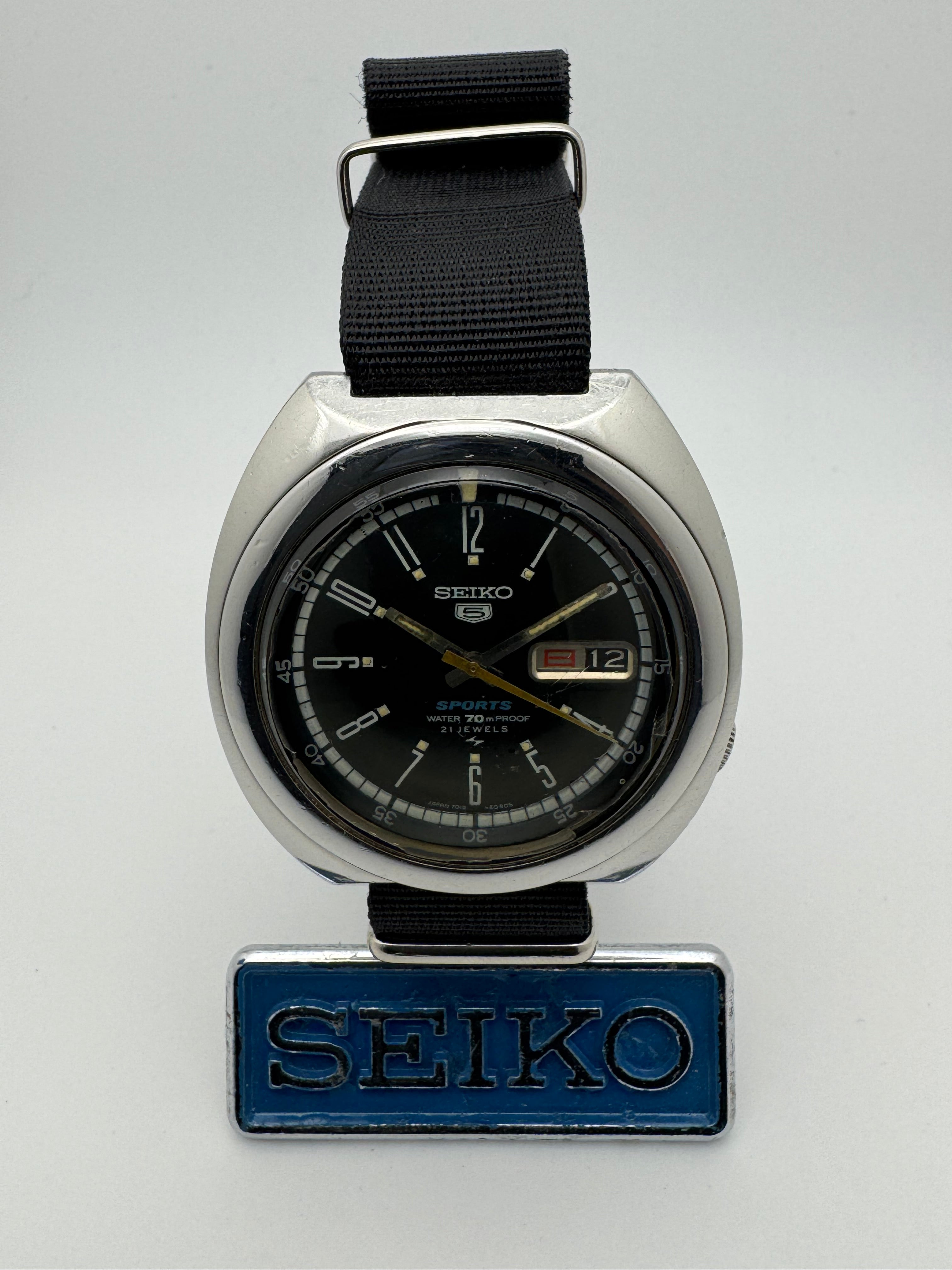 Seiko 5 Sports 7019-6020 “Water 70m Proof” (February 1970
