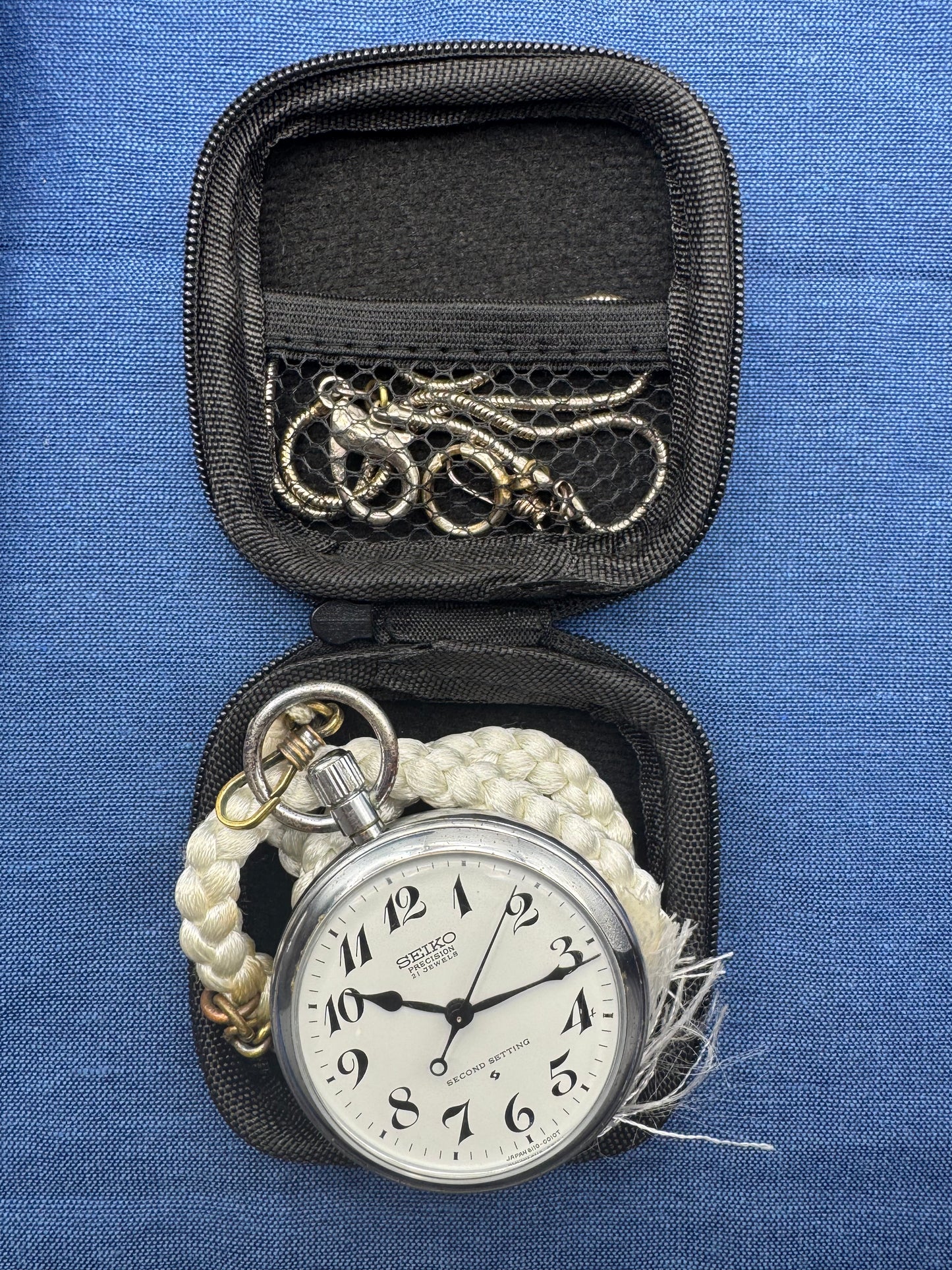 Seiko Precision Railway Pocket Watch – Ref. 6110-0010T “Second Setting”
