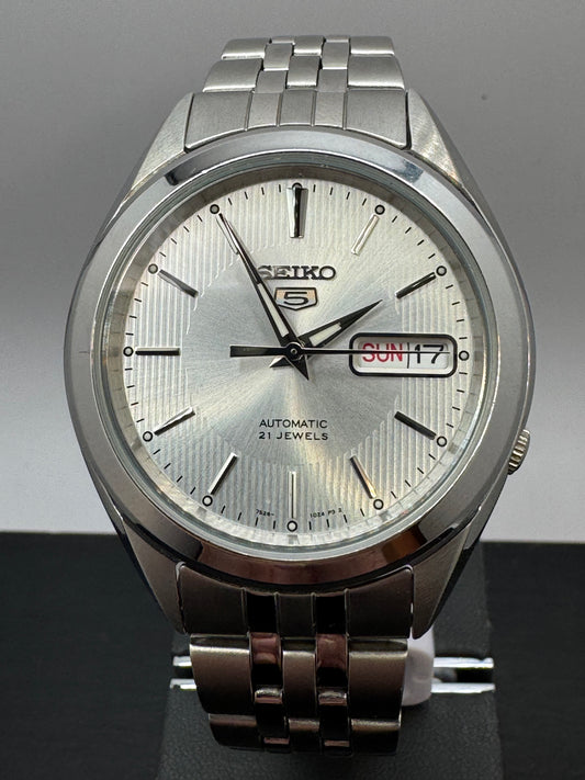 Seiko 5 Automatic „Classic Silver Dial“ – Ref. 7S26-03V0 (JDM, November 1999, frisch revidiert)