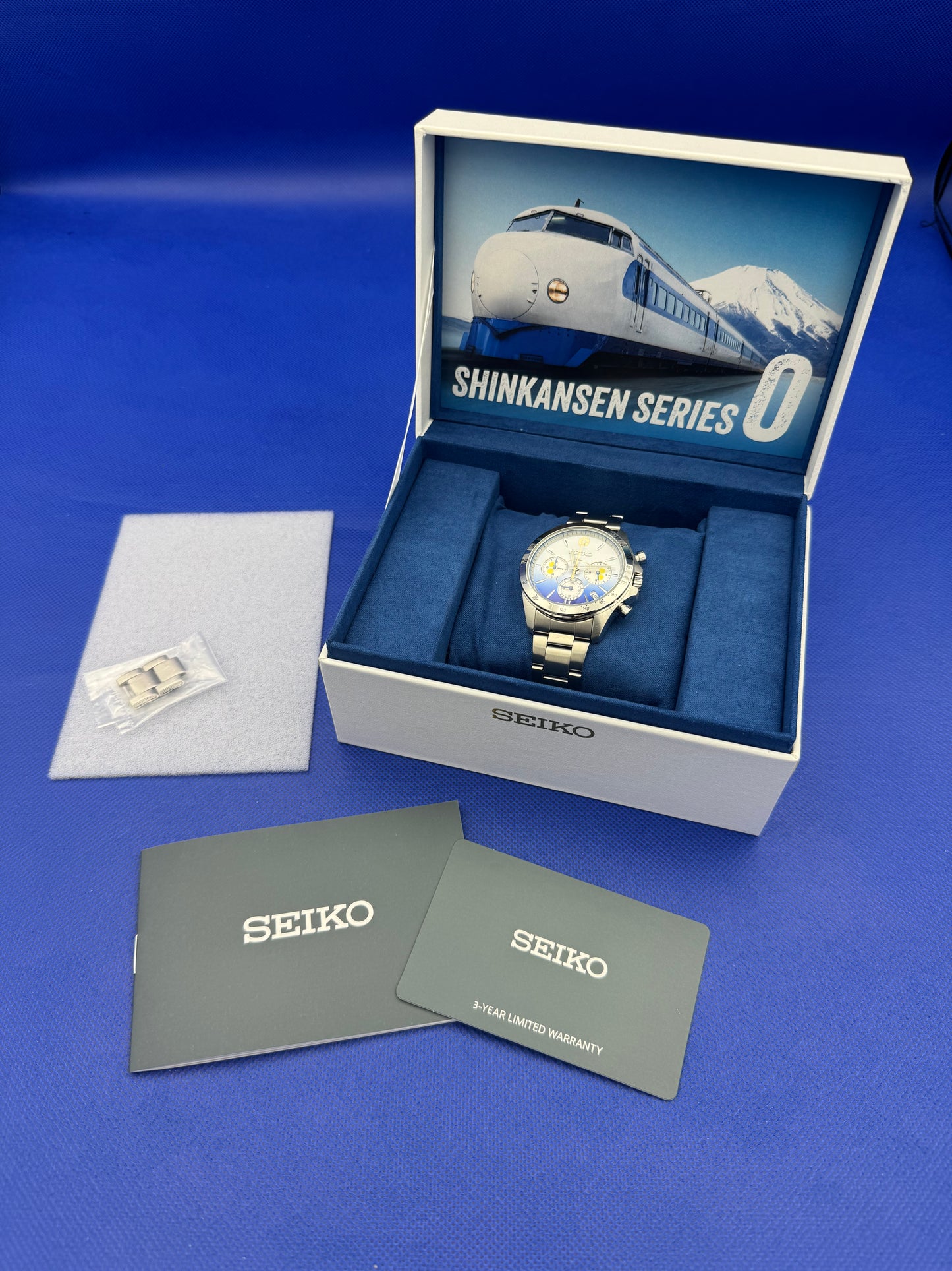 Seiko Chronograph „Shinkansen Series 0“ – 60th Anniversary Limited Edition (Ref. 8T63-03Z0 / Nr. 0428/5000)