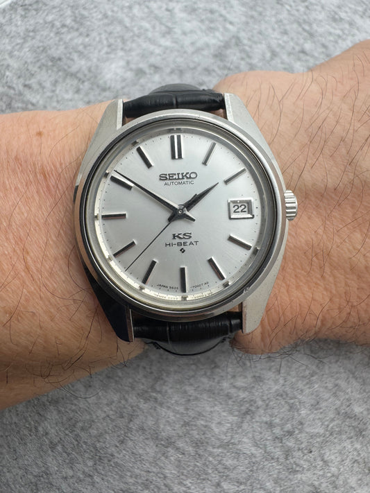 King Seiko Hi-Beat Réf. 5625-7000 – Décembre 1969 – Daini Seikosha – avec médaillon – révisée