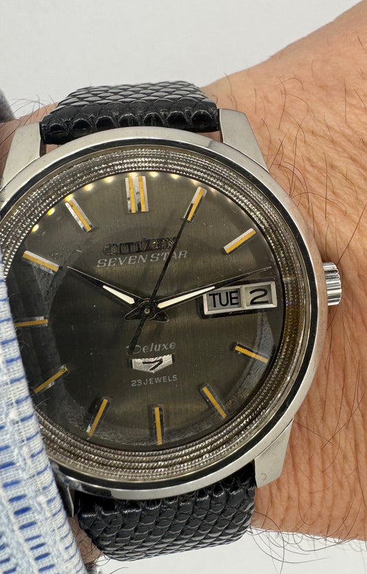 Citizen Seven Star Deluxe Automatic - Referenz 6N-3-U (November 1968)