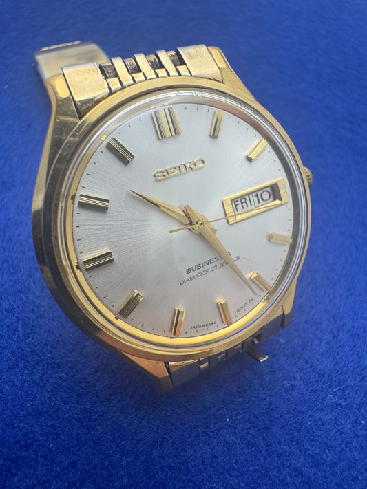 Seiko Business-A 8346-8000 – February 1971 – Diashock 27 Jewels, Day/Date – Original Bracelet – Serviced 2026