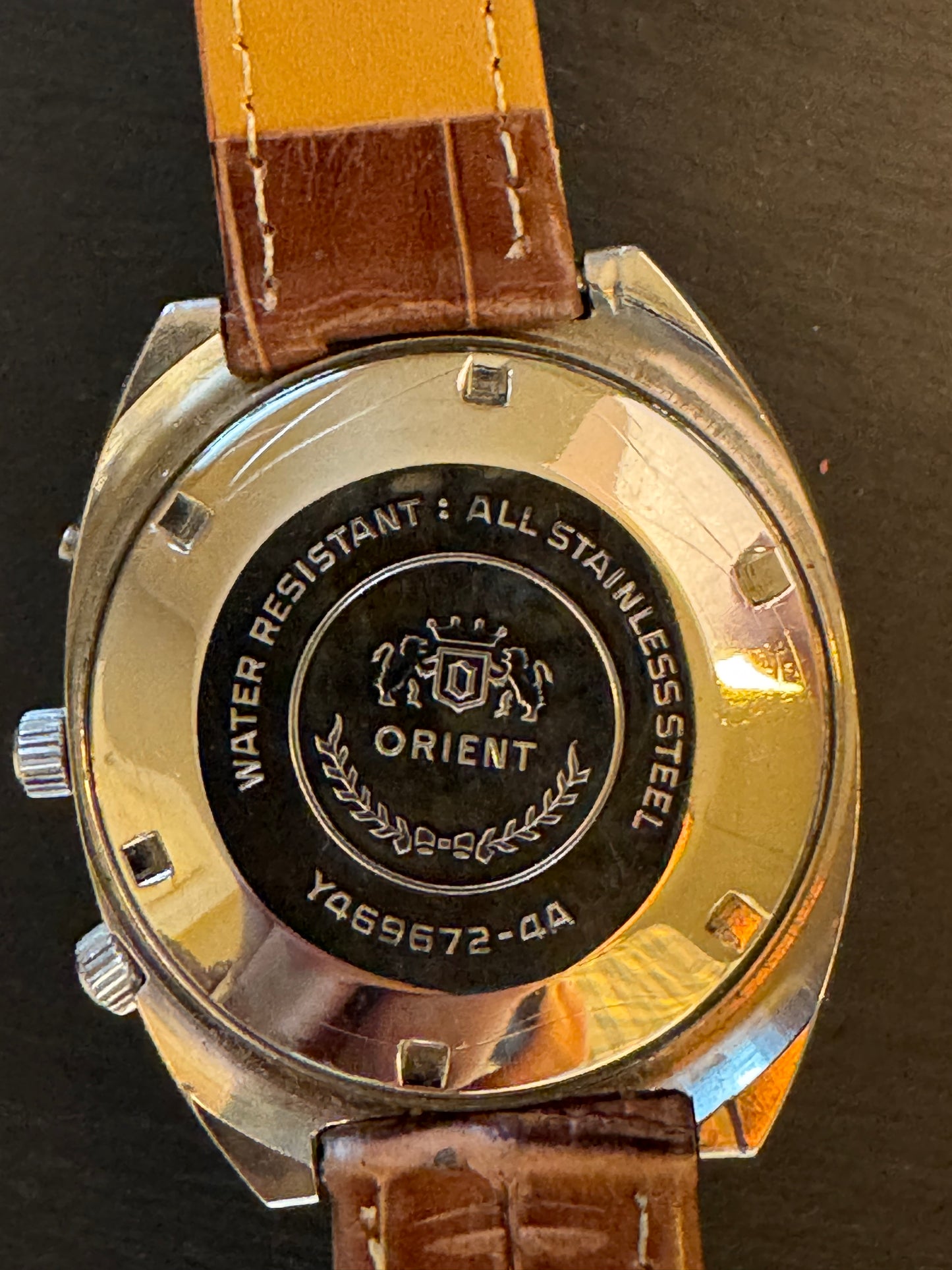 Orient Kalenderuhr „Multi-Calendar“ - Referenz Y469672-4A – Japan, ca. 1970er Jahre