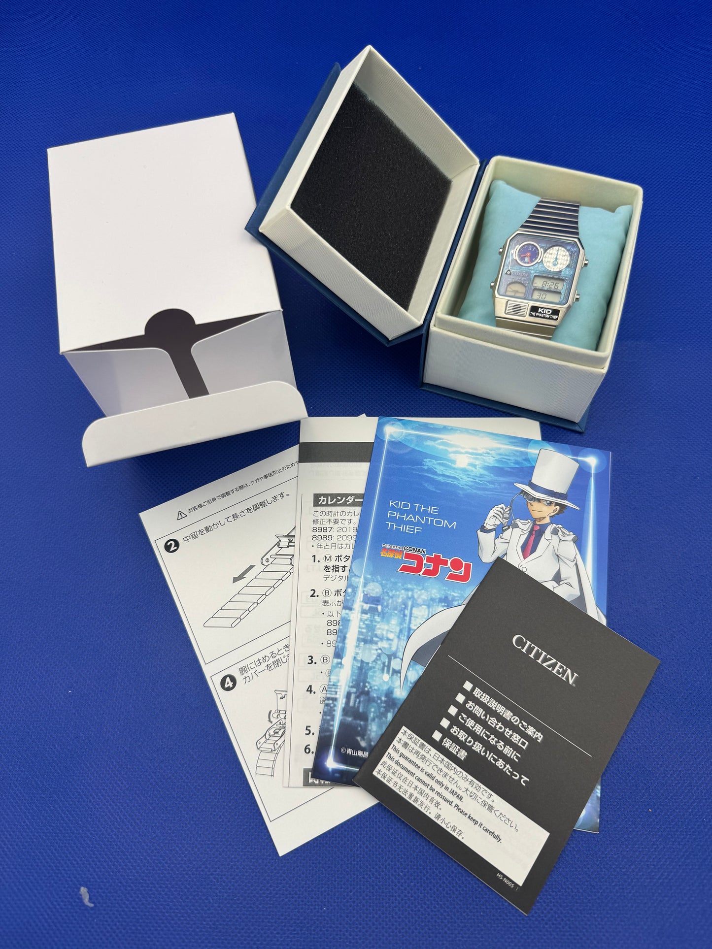 Citizen × Detective Conan “Kid the Phantom Thief” – Limited Edition Ana-Digi Uhr (Full Set, ungetragen)
