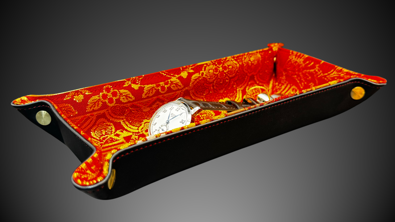 Exclusive watch and jewelry storage – handmade unique pieces made from original Japanese kimono fabrics