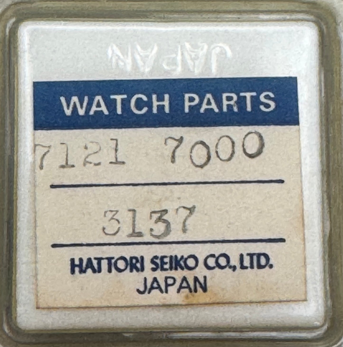 Seiko Original Zifferblatt 7121-7000 „SilverWave“ (Quartz) – NOS