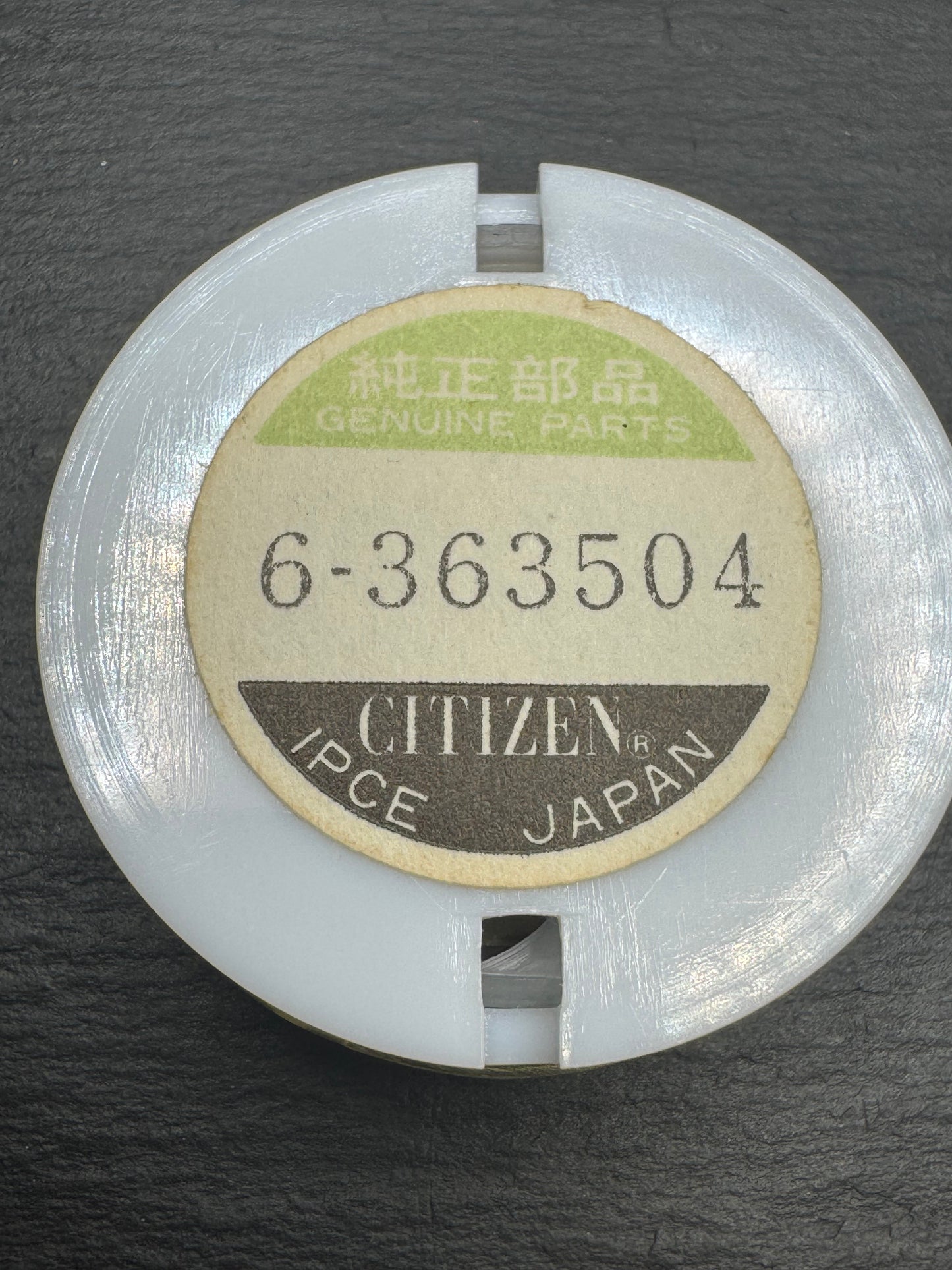 Citizen Original Dial 3630-363504 "Citizen Quartz" (Anthracite/Gold) – NOS