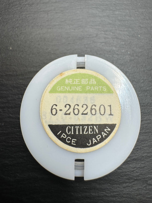 Citizen Original Dial 2820-262601 "Citizen Quartz" (rectangular, glossy black/gold, applied indices) – NOS
