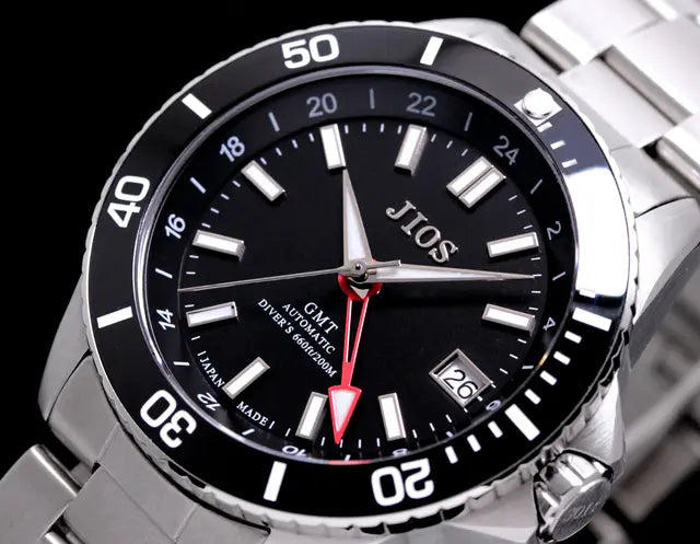 JIOS GMT Diver's 104 black