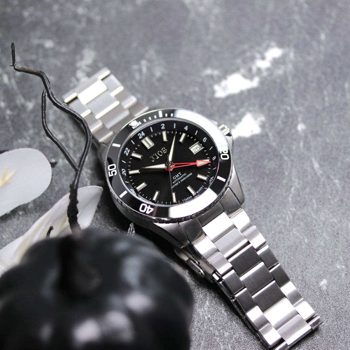 JIOS GMT Diver's 104 black