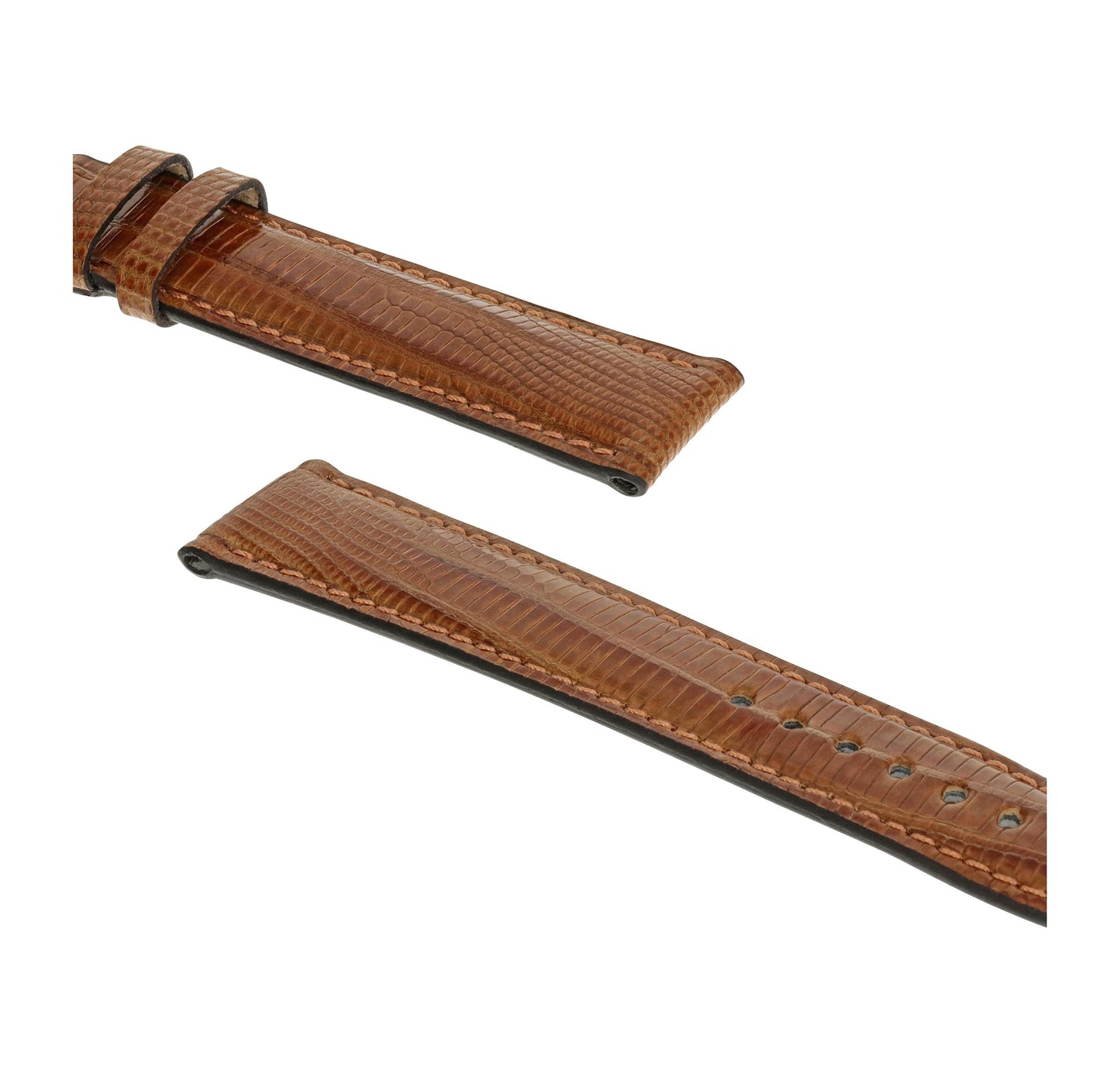 RIOS1931 Genuine Teju lizard leather bracelet 20mm - cognac - length M