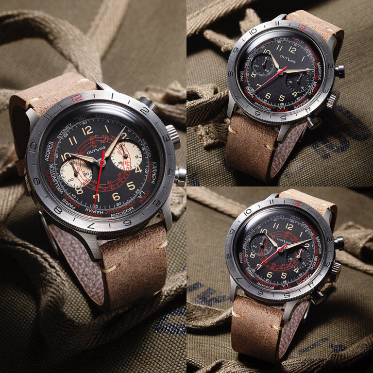 Outline Pilot Chrono 20th Limited (Snail) Cal. SEIKO VK64 - 42mm