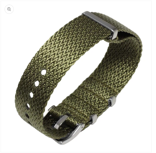 KNIS Nylon Strap "Shark Tooth" – Khaki (20 mm)