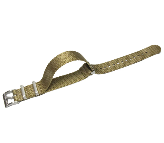 KNIS Nylon Strap "Shark Tooth" – Beige (20 mm)