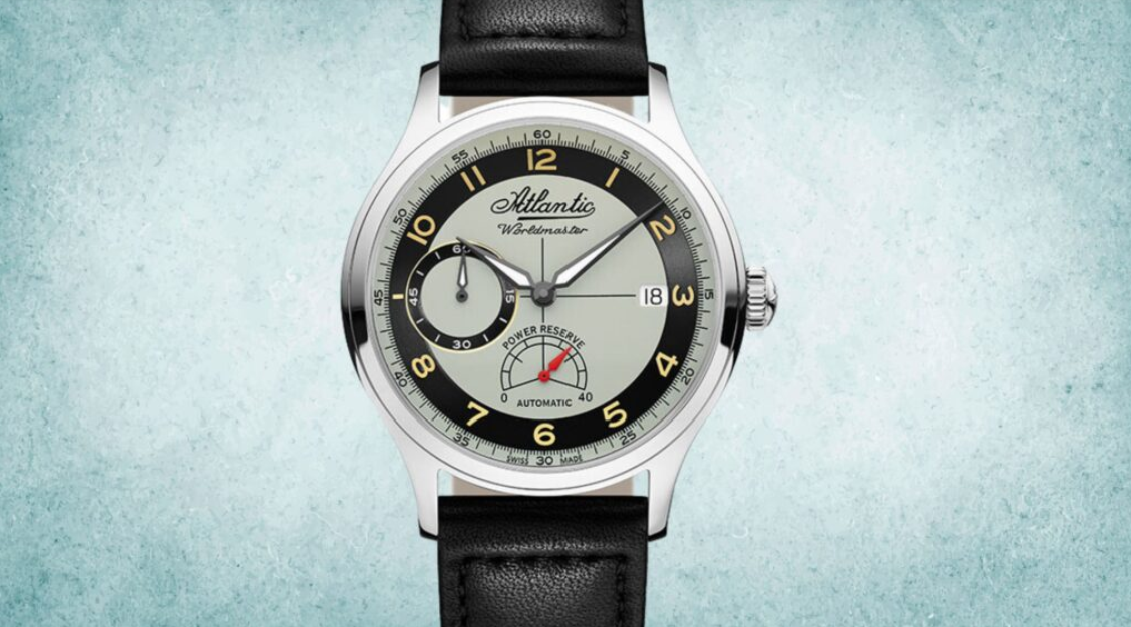Atlantic Worldmaster Original Power Reserve Automatik – Grau (39 mm)