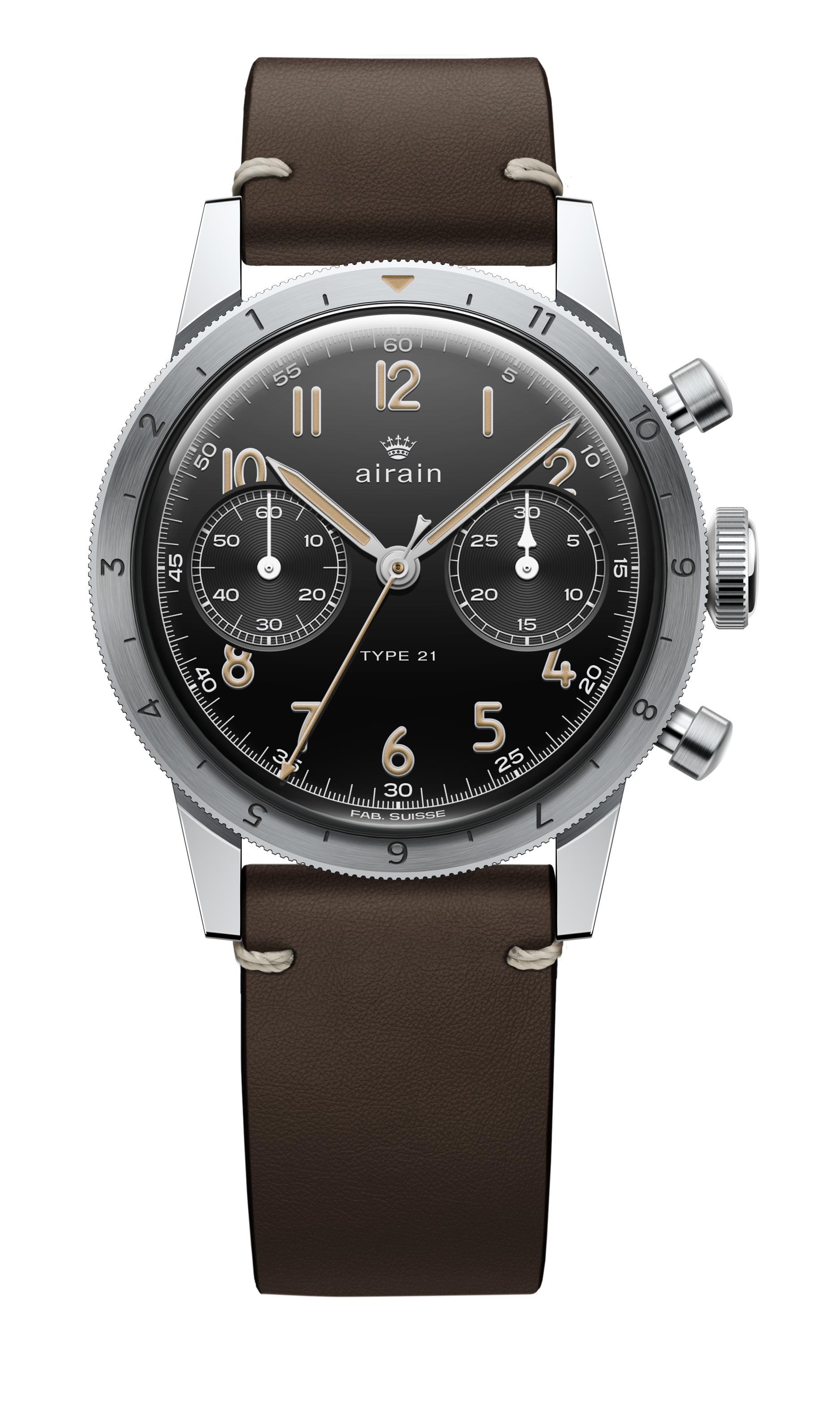 Aira様 Airain Type 21 flyback chronograph – Japanese Microbrands - Mario