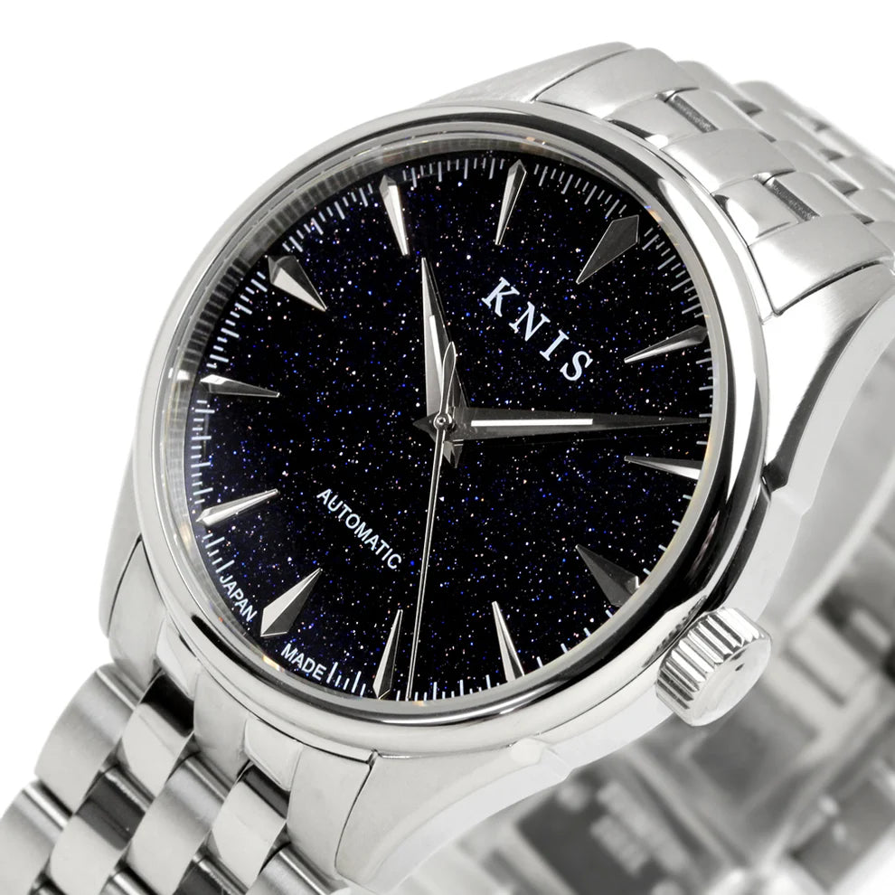KNIS Automatic Aventurine Silver Dial 38 mm