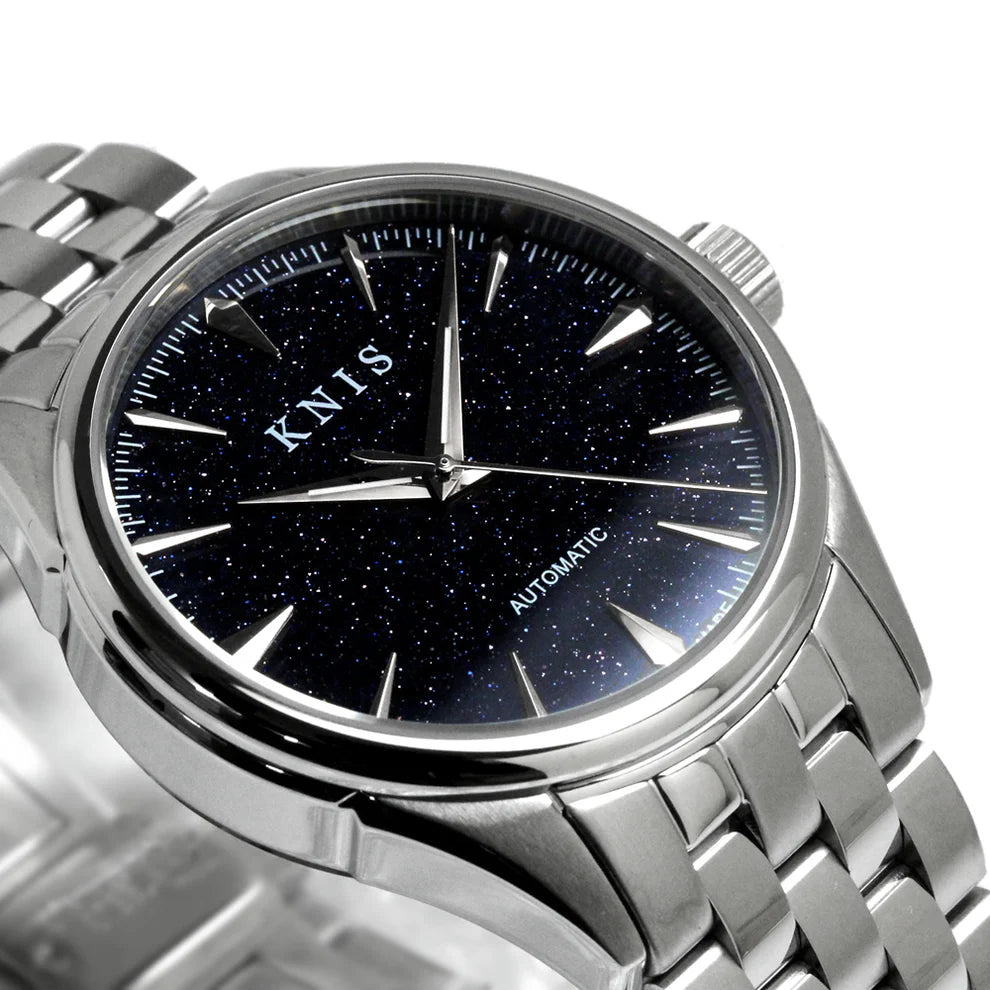 KNIS Automatic Aventurine Silver Dial 38 mm