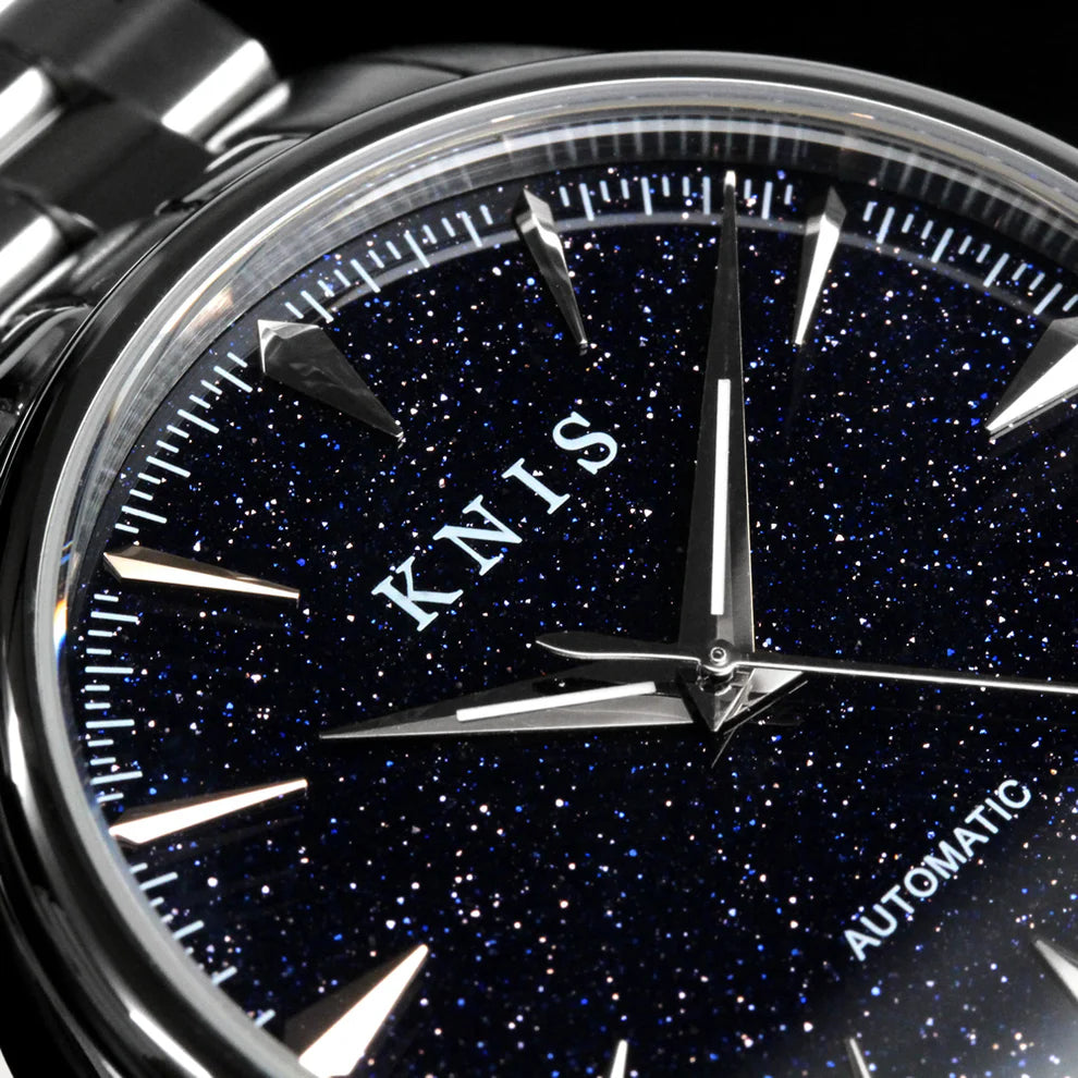 KNIS Automatic Aventurine Silver Dial 38 mm