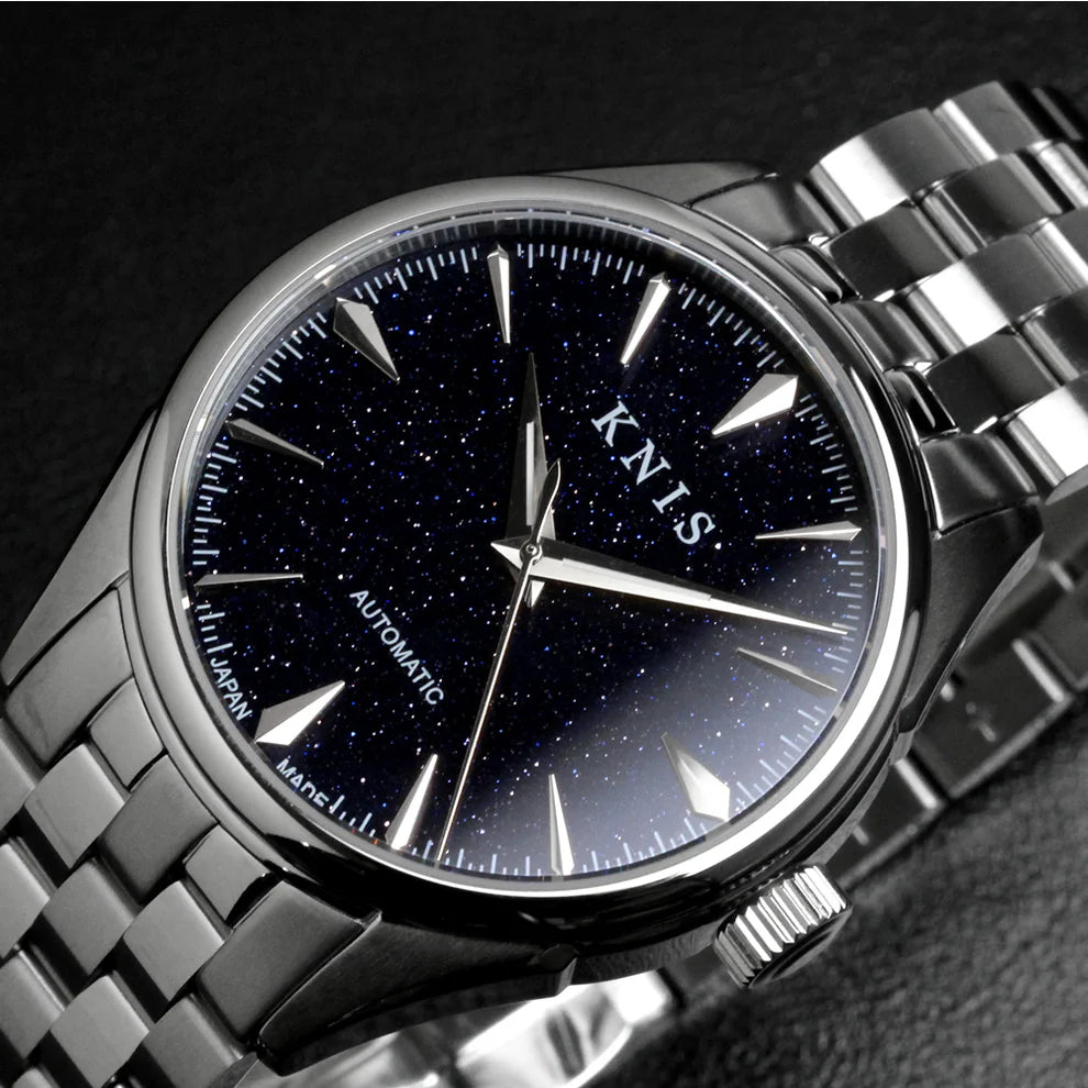 KNIS Automatic Aventurine Silver Dial 38 mm