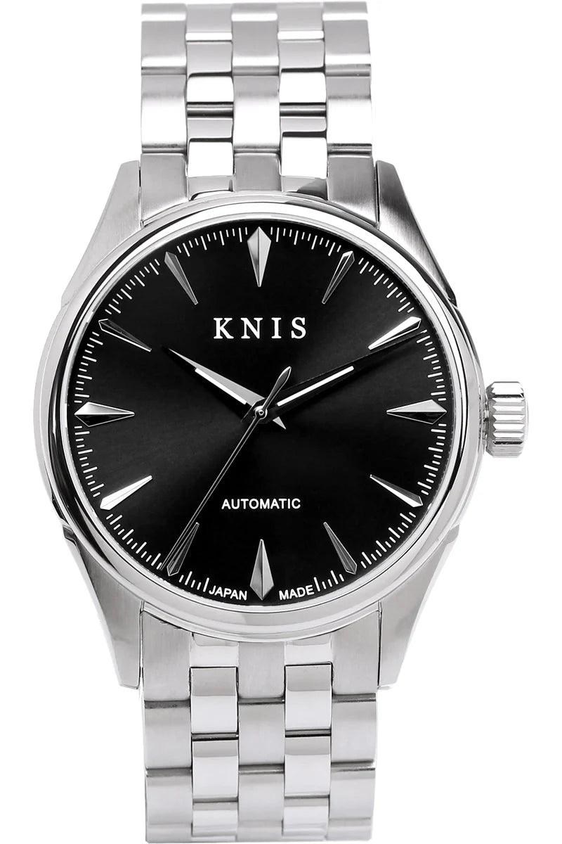 KNIS Automatic Sunray Dial Black 38 mm