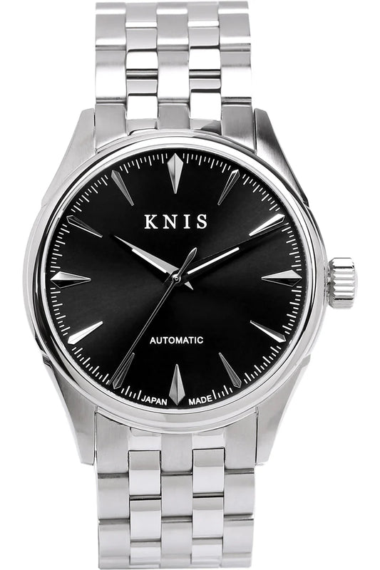 KNIS Automatic Sunray Dial Black 38 mm