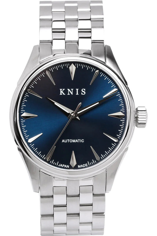 KNIS Automatic Sunray Dial Deep Blue 38 mm