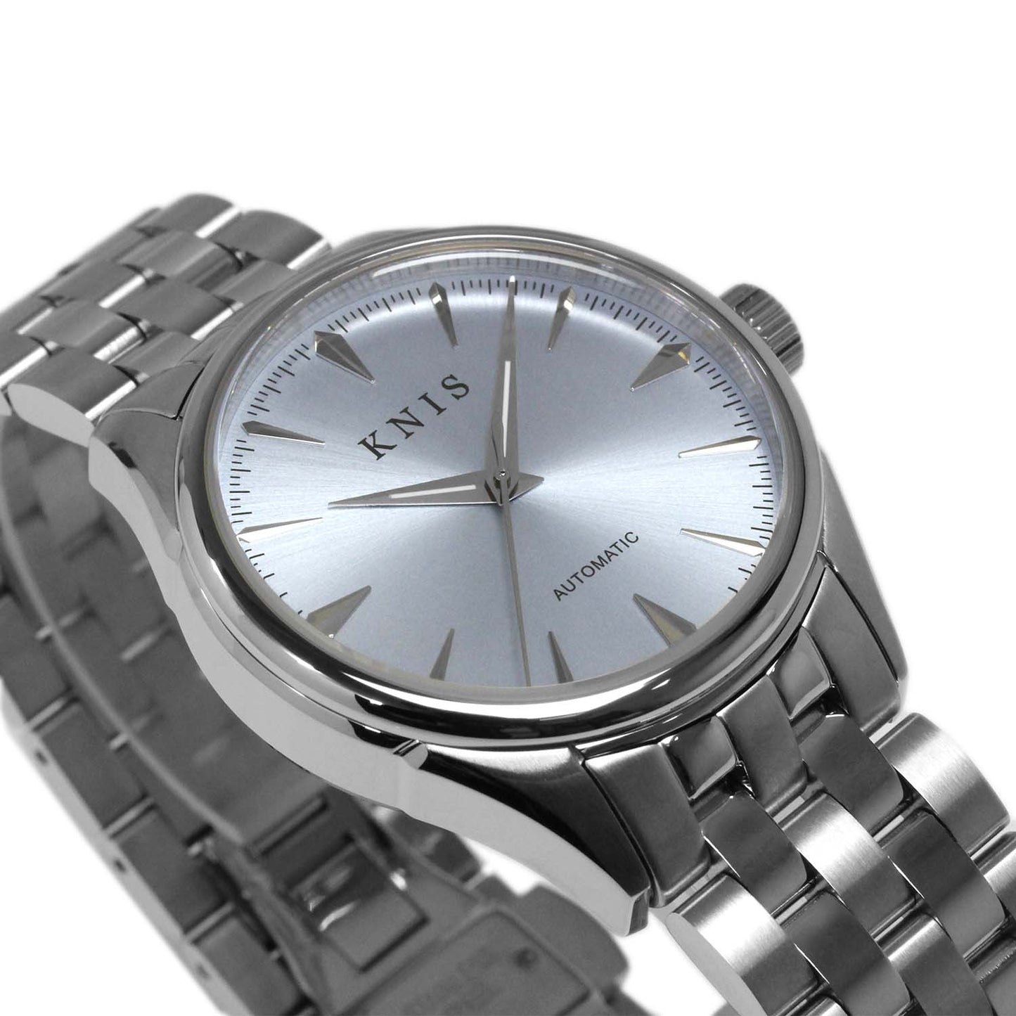 KNIS Automatic Sunray Dial Ice Blue 38 mm