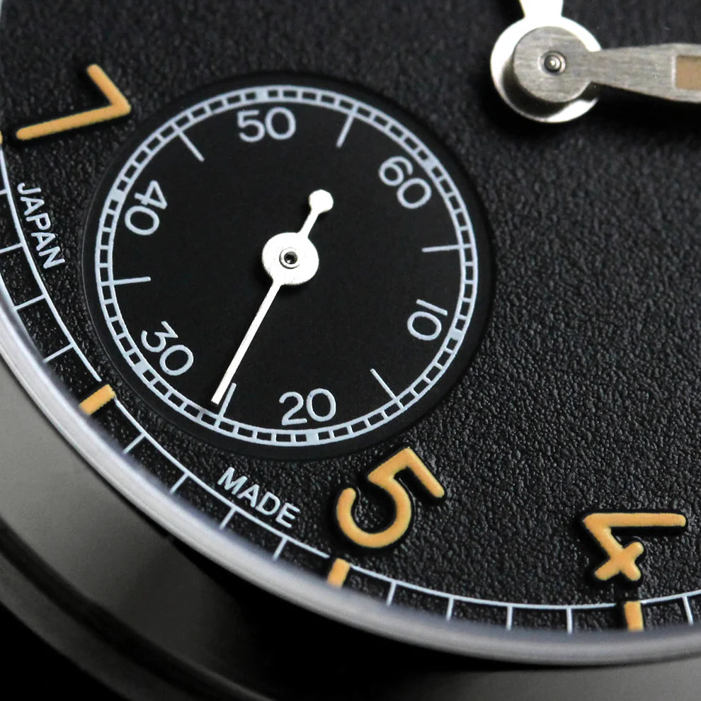 KNIS Retro Military Black Dial 38mm