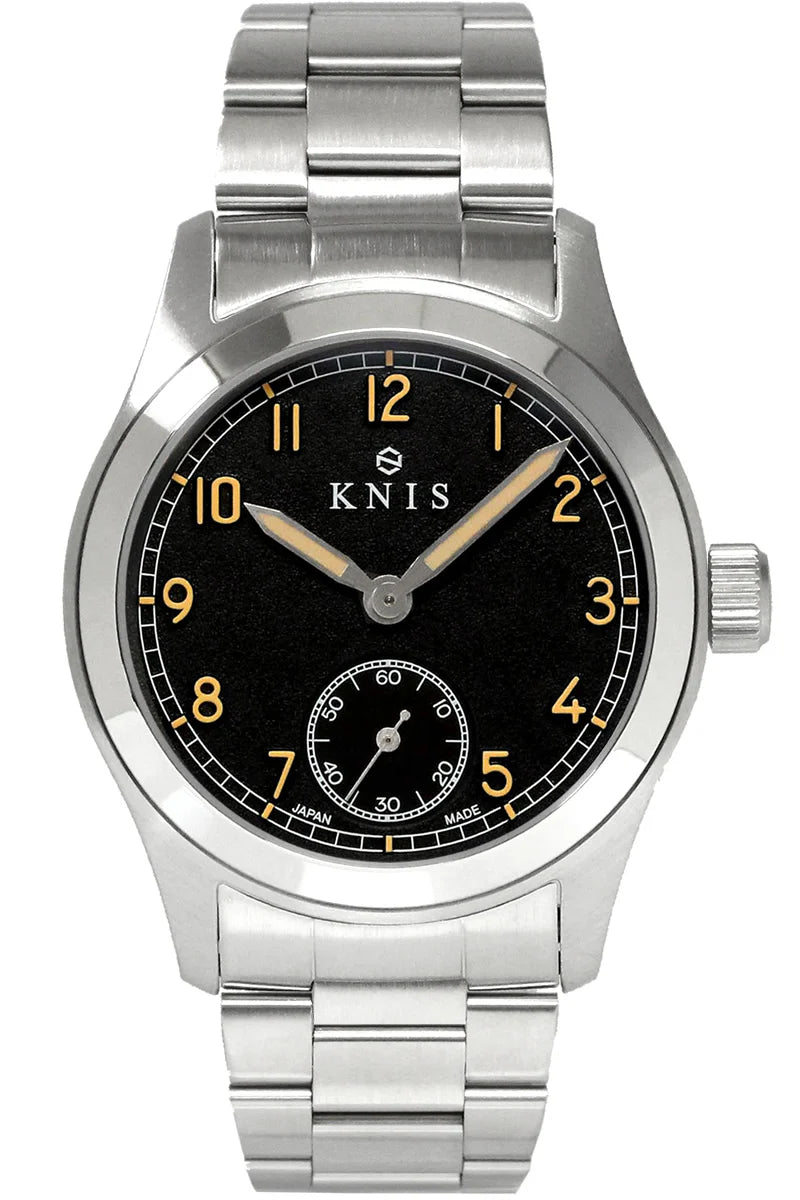 KNIS Retro Military Black Dial 38mm
