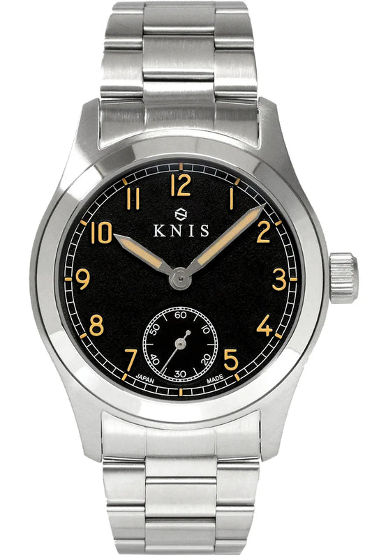 KNIS Retro Military Black Dial 38 mm