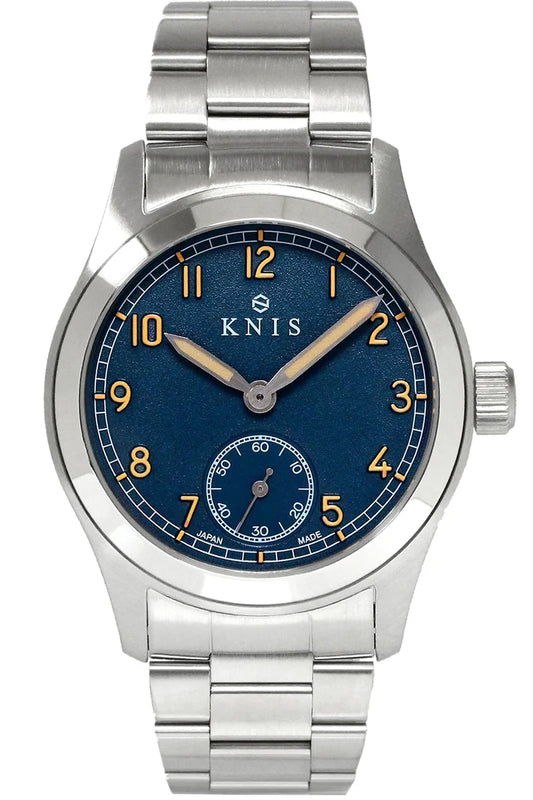 KNIS Retro Military Blue Dial 38 mm