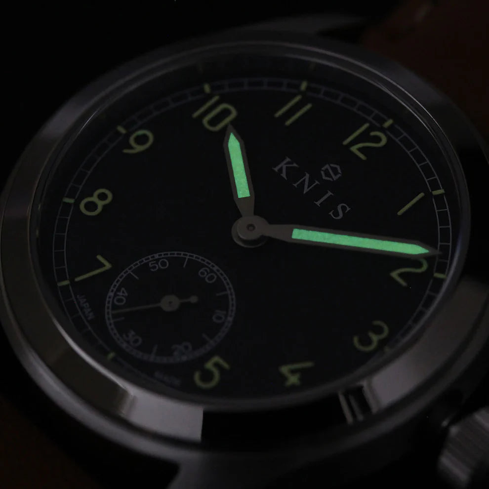 KNIS Retro Military Blue Dial 38mm