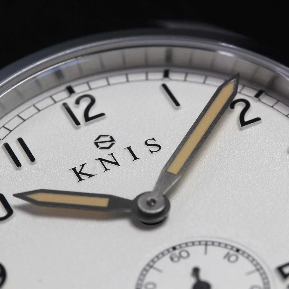 KNIS Retro Military Off White Dial 38 mm